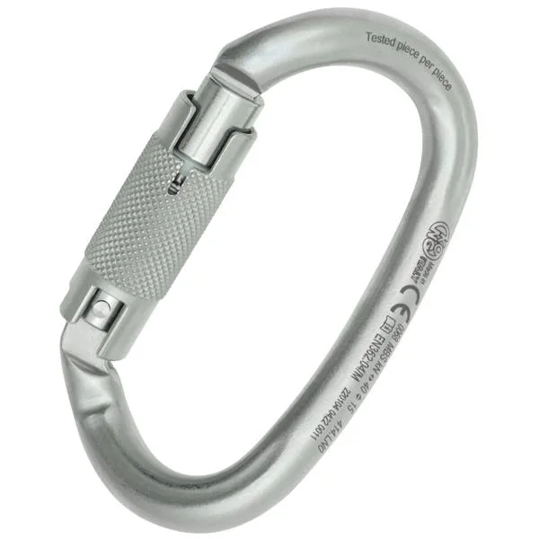 Mosquetão Oval De Aço Carbono 4O Kn Twist Lock - Kong